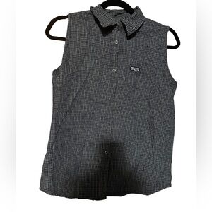 Black and White Patterned Woman’s Shirt